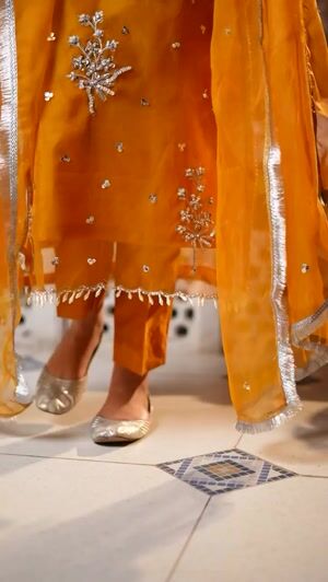 Yellow Kurta Set for Women