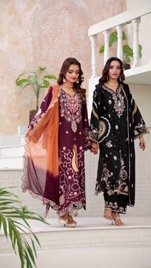 Purple Kurta Set for Women
