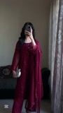 Maroon Kurta Set for Women