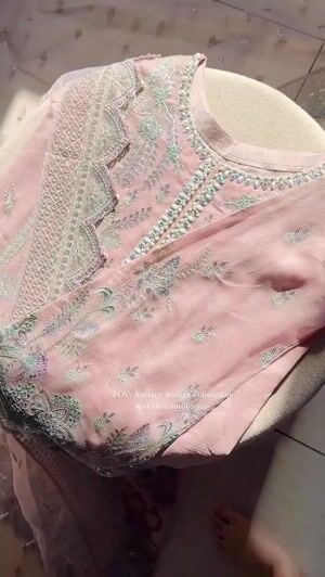 Pastel pink Kurta Set for Women