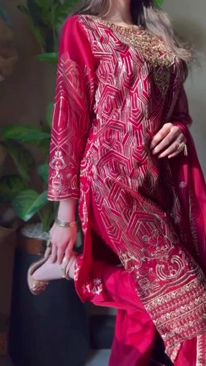 Maroon Kurta Set for Women