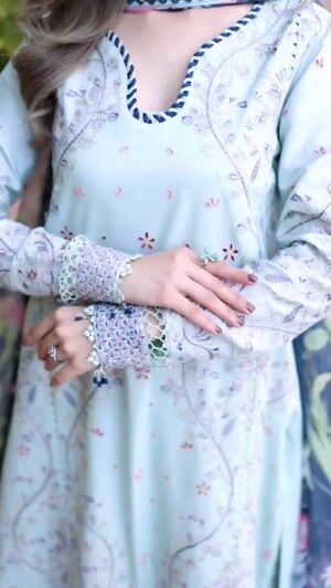 Ice blue Unstitched for Women
