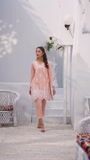 Peach pink Kurta Set for Women
