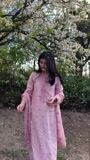 Pastel pink Kurta Set for Women