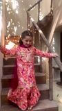 Coral pink Gharara for Girl
