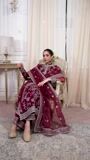 Maroon Kurta Set for Women