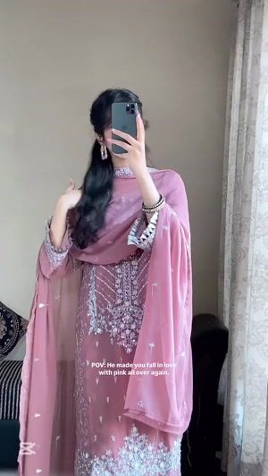 Pink Kurta Set for Women