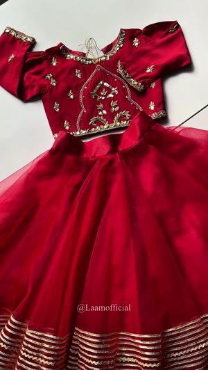 Shocking pink Lehenga for Girl