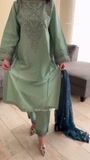 Pastel green Kurta Set for Women