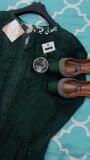 Green Kurta Set for Women