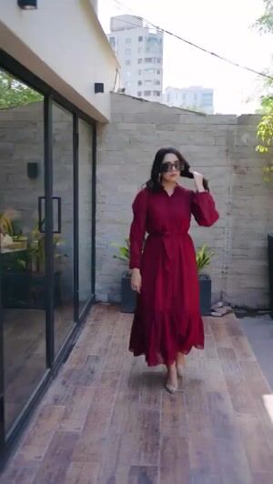 Maroon Dress for Women