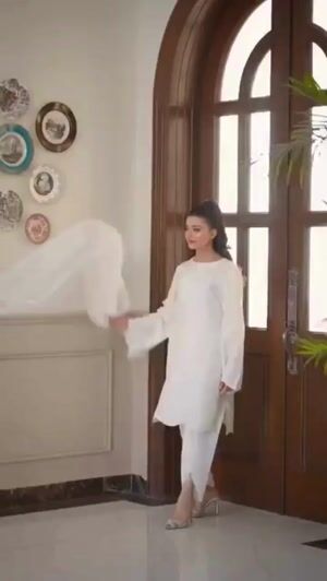 White Kurta Set for Women