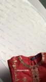 Rust orange Gharara for Girl
