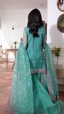 Teal Gharara for Women