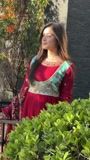 Maroon Anarkali for Women