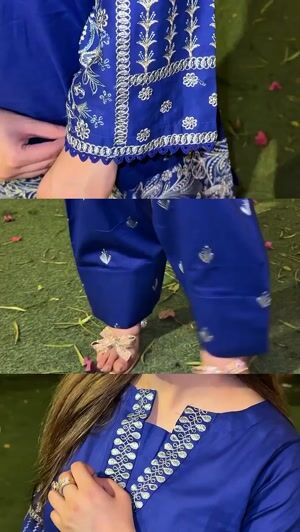 Royal blue Kurta Set for Women
