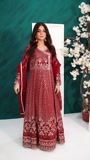 Red Angrakha for Women
