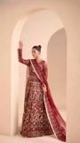 Maroon Unstitched for Women