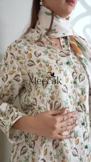 Cream Kurta Set for Women