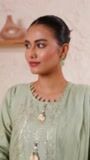 Pistachio green Kurta Set for Women