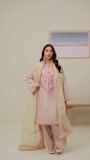 Peach pink Kurta Set for Women