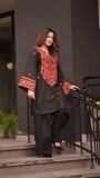 Black Kurta Set for Women