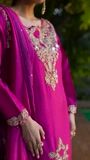 Shocking pink Kurta Set for Women