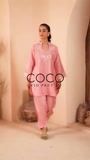 Peach pink Kurta Set for Women