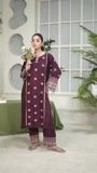 Burgundy Kurta Set for Women