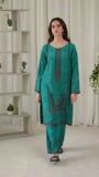 Sea green Kurta Set for Women