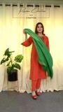 Orange Kurta Set for Women