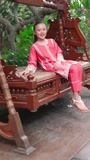 Peach pink Kurta Set for Girl