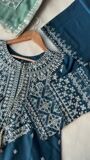 Yale blue Kurta Set for Women