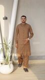 Brown Shalwar Kameez for Men