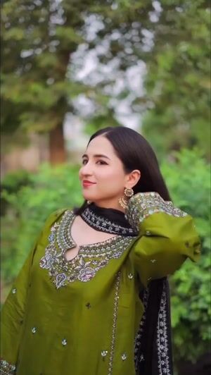 Olive green Kurta Set for Women