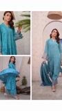 Sky blue Kurta Set for Women