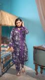 Purple Kurta Set for Women