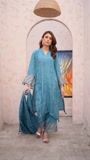 Sky blue Kurta Set for Women