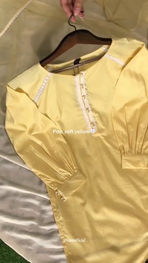 Lemon Kurta Set for Women