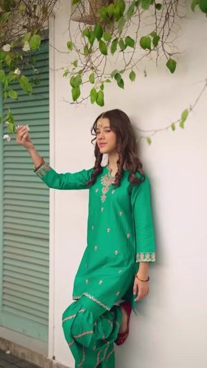 Turquoise Gharara for Girl