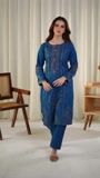 Blue Kurta Set for Women