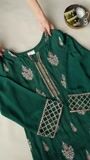 Green Kurta Set for Women