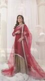 Blood red Pishwas for Women