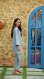 Ice blue Kurta Set for Women