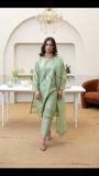 Green Kurta Set for Women