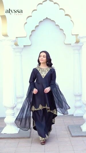 Black Short Frock for Girl