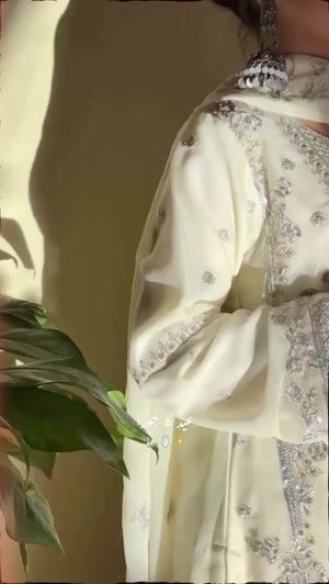 Cream Kurta Set for Women