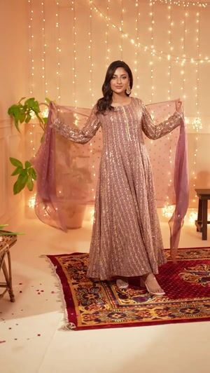 Mauve Anarkali for Women
