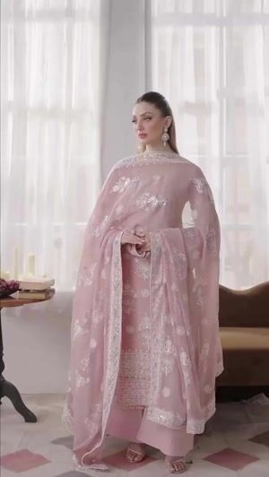 Blush pink Kurta Set for Women