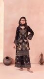 Black Kurta Set for Women